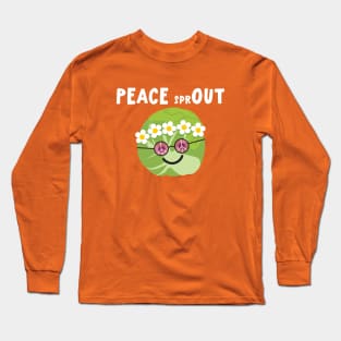 Peace Out Brussels Sprout Long Sleeve T-Shirt